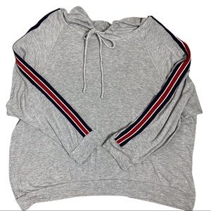 Occasion Oversized Jersey Long‎ Sleeve Hoodie Large